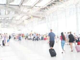 travellers at airport